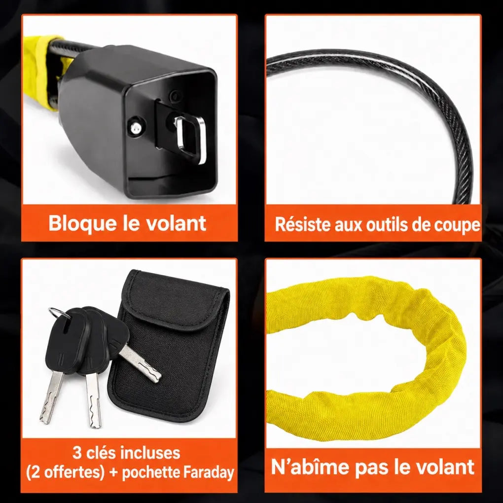 KobraLock - Antivol Volant Dissuasif