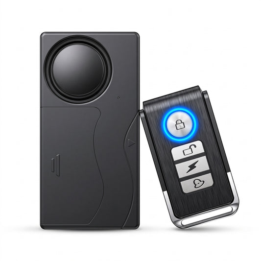 Alarme vibration 110 dB KobraLock avec télécommande - packshot fond blanc